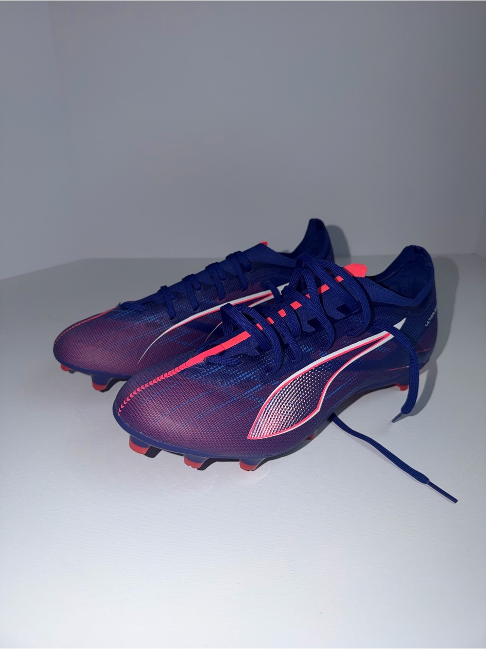 Men’s Size 9.5 Puma Ultra 5 Match FG Soccer Cleats Lapis Lazuli 107687-01